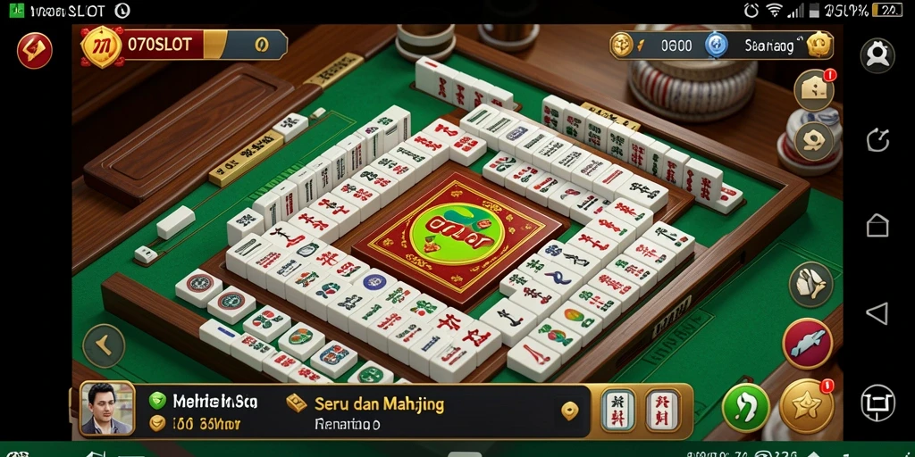 Tampilan menarik dari gameplay Mahjong di 070SLOT.