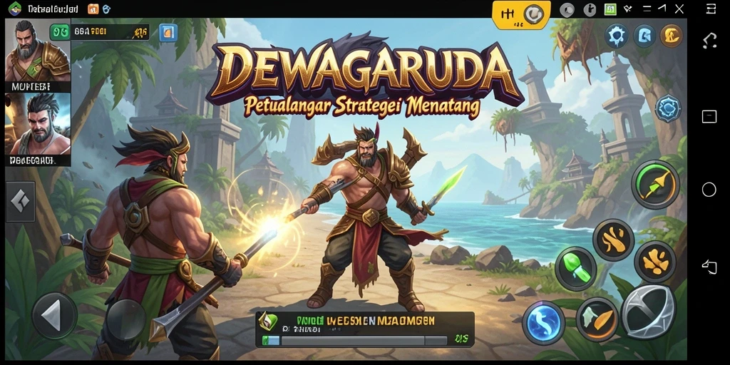 Gameplay seru di DEWAGARUDA dengan strategi yang mendalam.