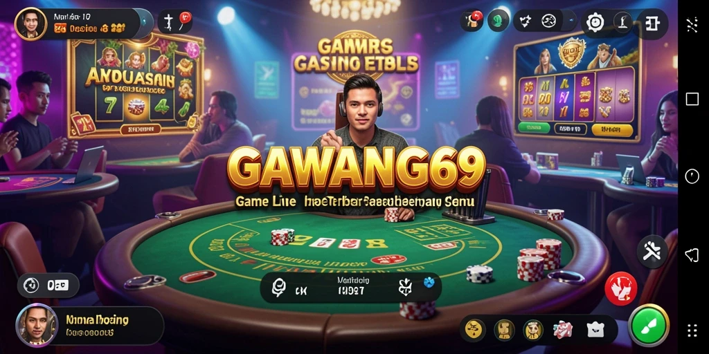 Gameplay seru dengan dealer langsung di GAWANG69.