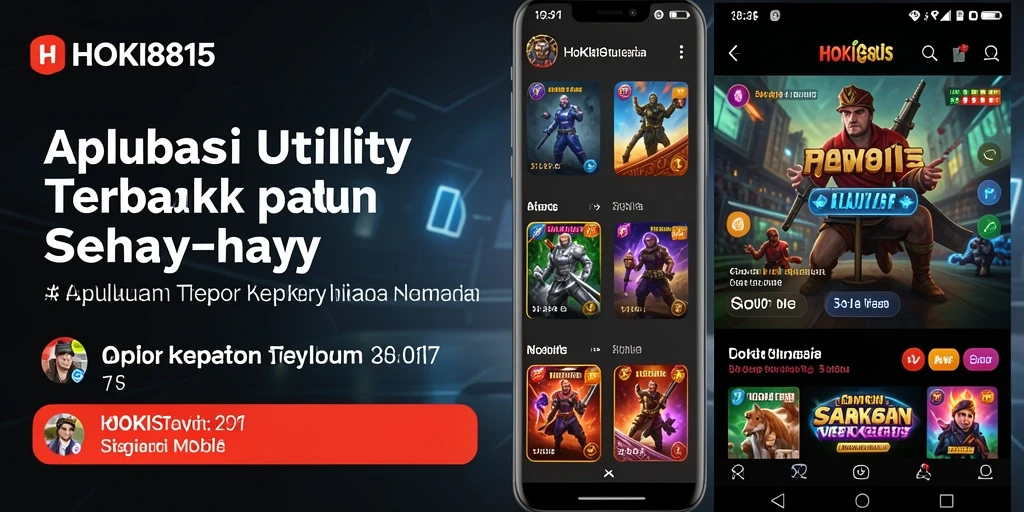 Tampilan antarmuka HOKI8815 yang user-friendly untuk utilitas sehari-hari.