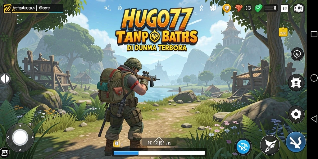 Gameplay HUGO77 yang menampilkan dunia terbuka penuh petualangan.