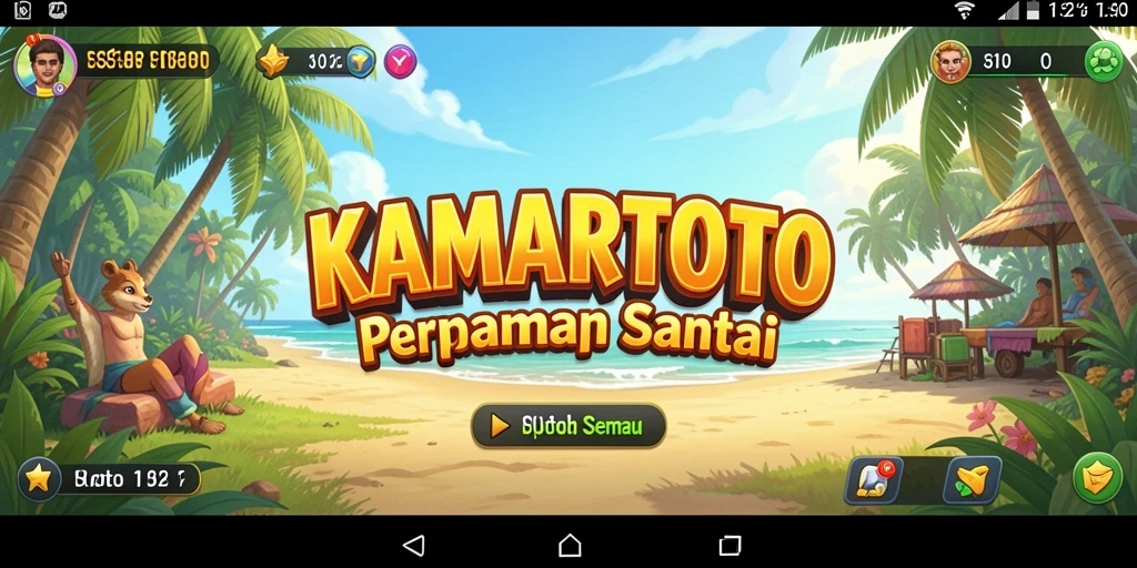 Tampilan gameplay menarik dan berwarna dari KAMARTOTO.