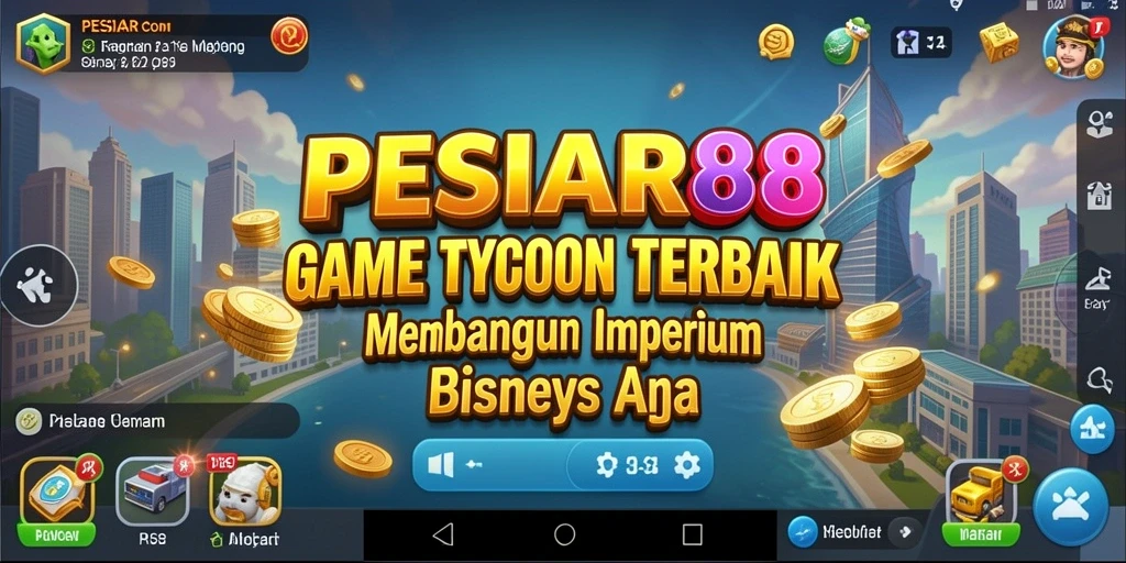 Tampilan gameplay PESIAR88 dengan manajemen bisnis yang menyenangkan.