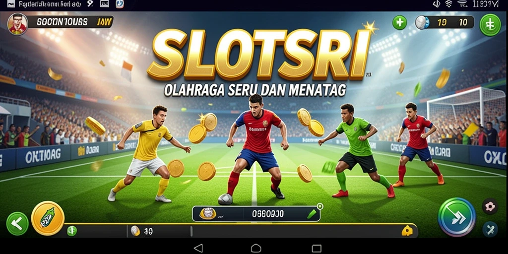 Tampilan gameplay SLOTSRI yang mengasyikkan dan penuh aksi olahraga.