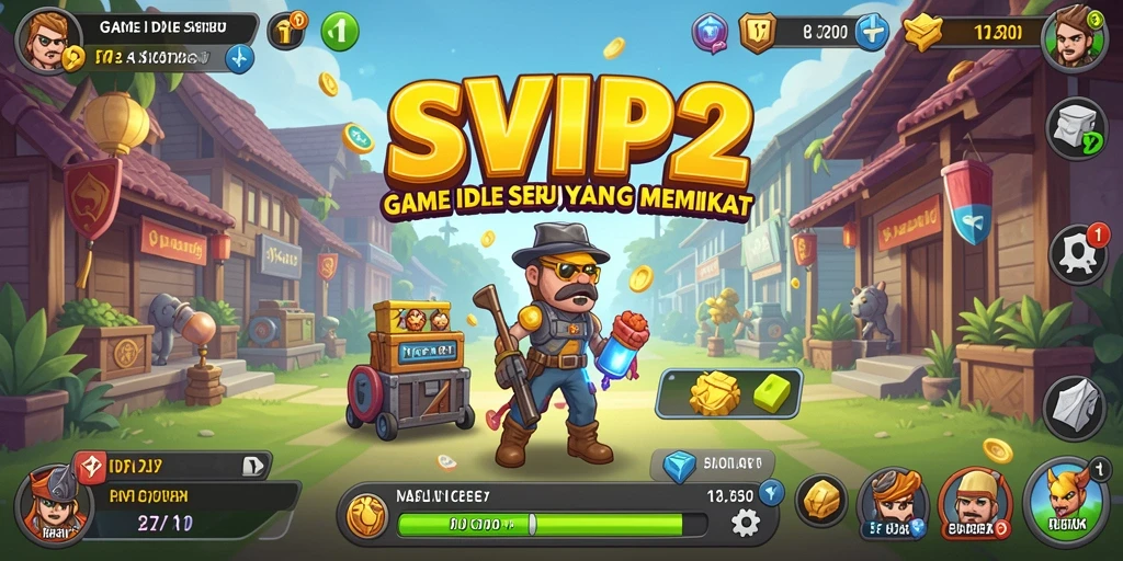 Tangkapan layar gameplay SVIP2 yang menampilkan suasana permainan Idle.