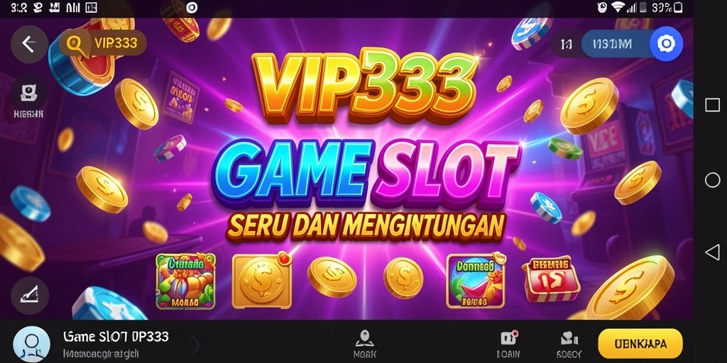 Gameplay seru di VIP333 dengan berbagai tema Slot.
